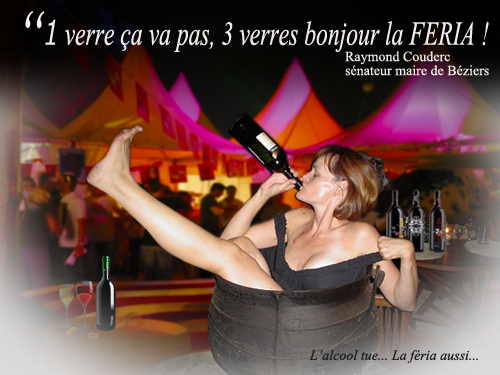 une femme qui boit
