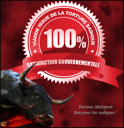 une etiquette rouge